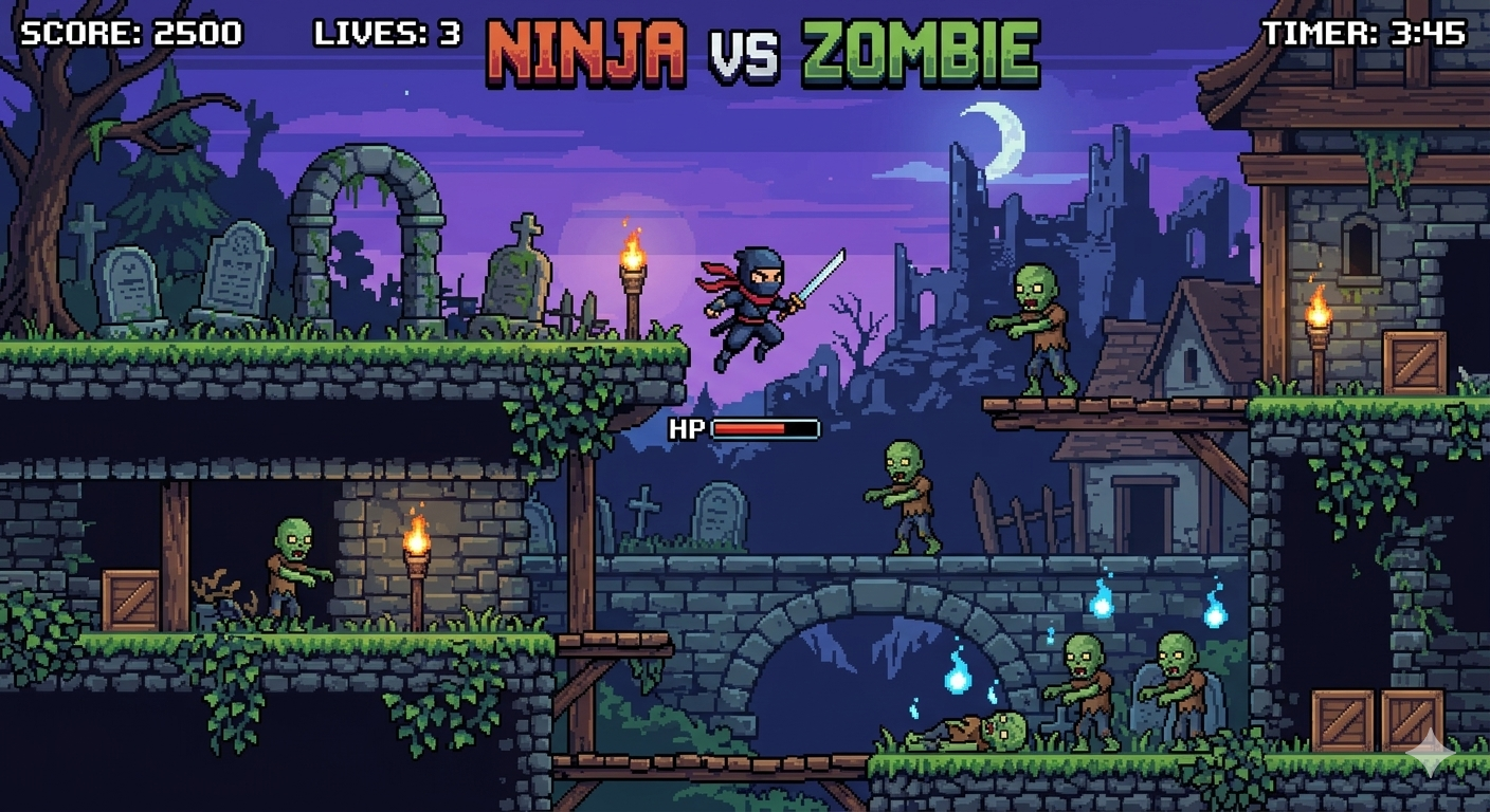 Ninja vs Zombie